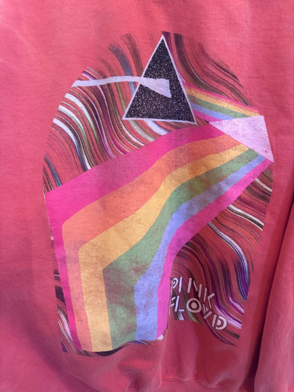 🎸Pink Floyd Prism Graphic Sweatshirt | Vintage Vibes | Oversized Cozy Essential - Picture 4 of 6